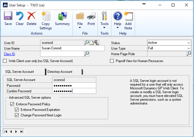 Dynamics GP Tip: How to Add / Delete a User in GP