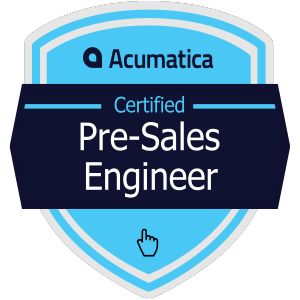 Acumatica Certified Pre-Sales Engineer