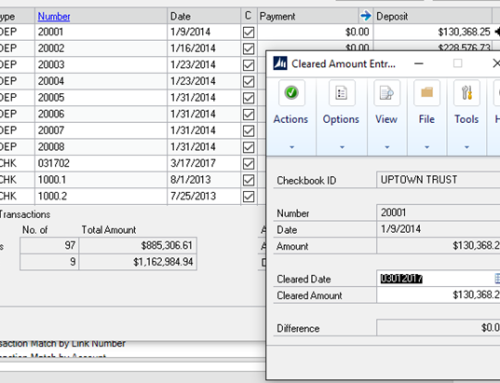 How to Use Bank Reconciliation in Microsoft Dynamics GP