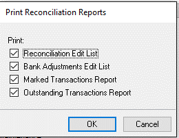 Bank Reconciliation in Microsoft Dynamics GP - Print Reconciliation Reports