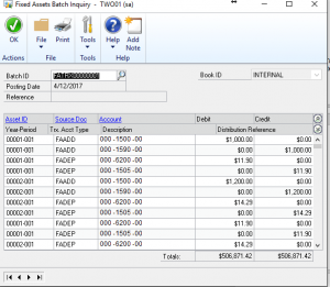 How to Fix Assets and Re-Depreciate After You Have Posted to The GL