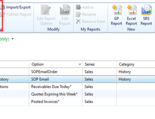 Microsoft Dynamics GP October 2024 Release New Feature – Report Navigation list ability to mass email