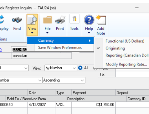 Microsoft Dynamics GP October 2024 Release New Feature – Credit Card Payments setup as Check Cards