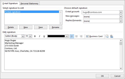 How To Setup An Automatic Email Signature In Microsoft Outlook